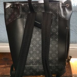 Authentic Louis Vuitton Backpack Monogram Eclipse